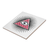 Freemasonoog Tegeltje (Zijkant)