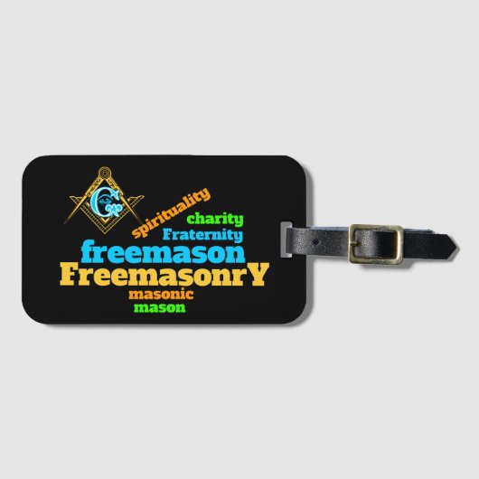 Freemasonry Bagagelabel (Voorkant (horizontaal))