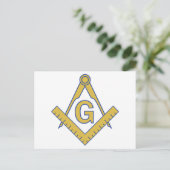 Freemasonry Briefkaart (Staand voorkant)