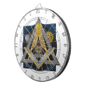 Freemasonry Emblem Dartbord (Voorkant Rechts)