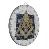 Freemasonry Emblem Dartbord (Voorkant Links)