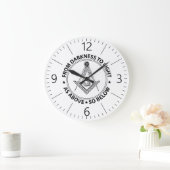 Freemasonry emblem grote klok (Huis)