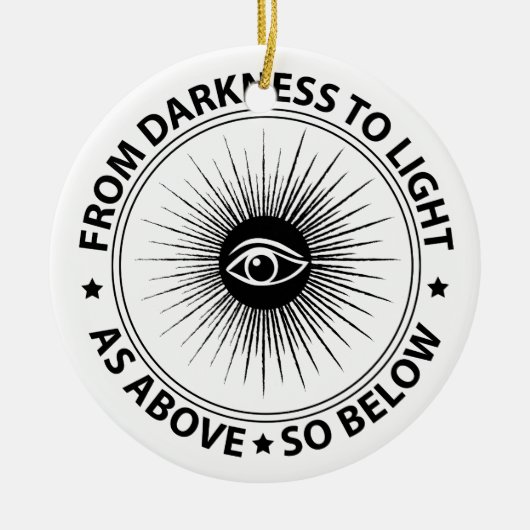 Freemasonry emblem keramisch ornament (Voorkant)