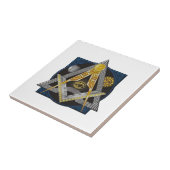 Freemasonry Emblem Tegeltje (Zijkant)