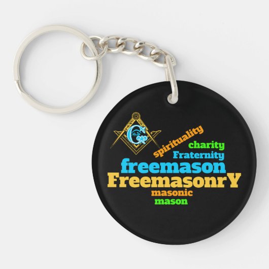Freemasonry Sleutelhanger (Voorkant)