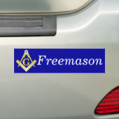 Freemasonry Symbol Bumpersticker (Op auto)