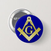 Freemasonry Symbol Button (Voorkant /achterkant)