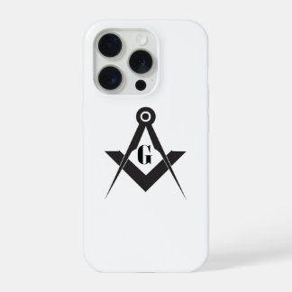 Freemasonry symbol iPhone 15 pro hoesje