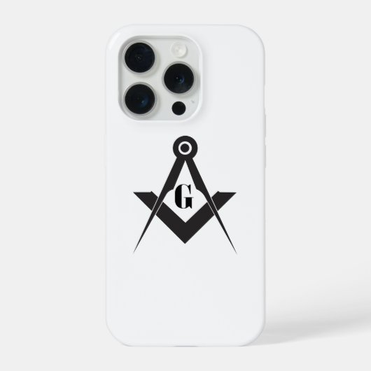 Freemasonry symbol iPhone hoesje (Achterkant)