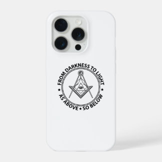 Freemasonry symbol iPhone 15 pro hoesje