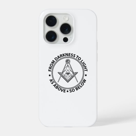 Freemasonry symbol iPhone hoesje (Achterkant)