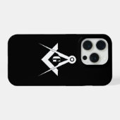 Freemasonry symbol iPhone hoesje (Achterkant horizontaal)