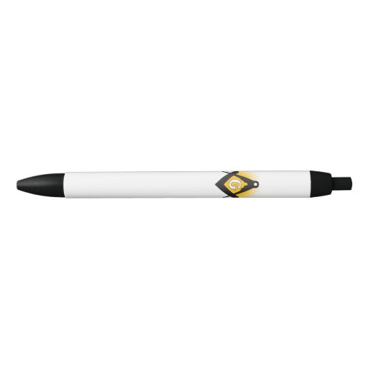 Freemasonry symbol zwarte inkt pen (Voorkant)