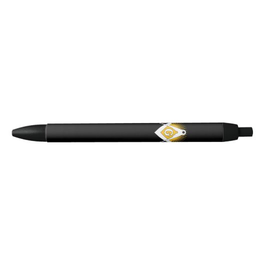 Freemasonry symbol zwarte inkt pen (Voorkant)