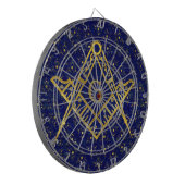 Freemasonry-symbool Square and Compass Dartbord (Voorkant Links)