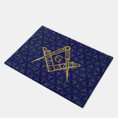 Freemasonry-symbool Square and Compass Deurmat (Schuin)