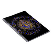 Freemasonry-symbool Square and Compass Notitieboek (Rechterzijde)