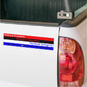 FreemasonryitsNotForIedereen Bumpersticker (Op Truck)