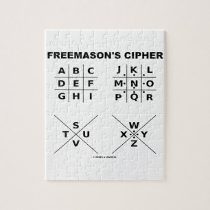 Freemason's Cipher Legpuzzel