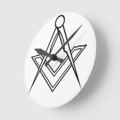 Freemasons Clock Ronde Klok (Hoek)