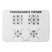 Freemason's Cryptography Deciphering Code Badmat (Voorkant)