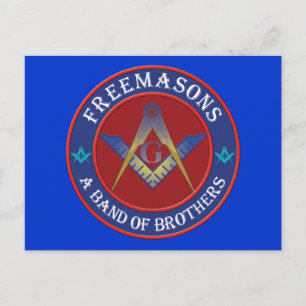 Freemasons, een band van broers briefkaart