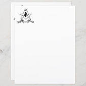 Freemasonsymbool (Voorkant / Achterkant)