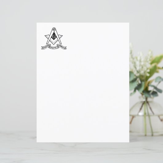 Freemasonsymbool (Staand voorkant)