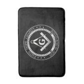 Freemasonsymbool Badmat (Voorkant Verticaal)