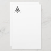 Freemasonsymbool Briefpapier (Voorkant / Achterkant)