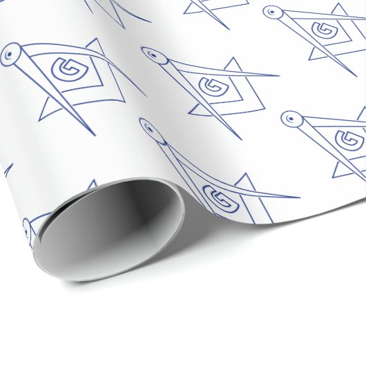 Freemasonsymbool Cadeaupapier (Rol Hoek)