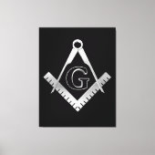 Freemasonsymbool Canvas Afdruk (Voorkant)