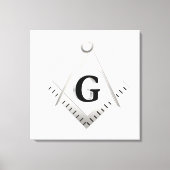 Freemasonsymbool Canvas Afdruk (Voorkant)