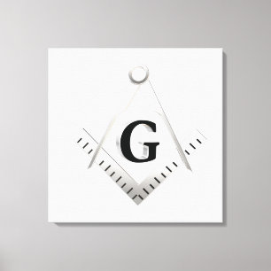 Freemasonsymbool Canvas Afdruk