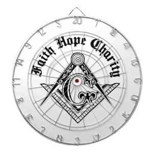 Freemasonsymbool Dartbord
