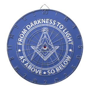 Freemasonsymbool Dartbord