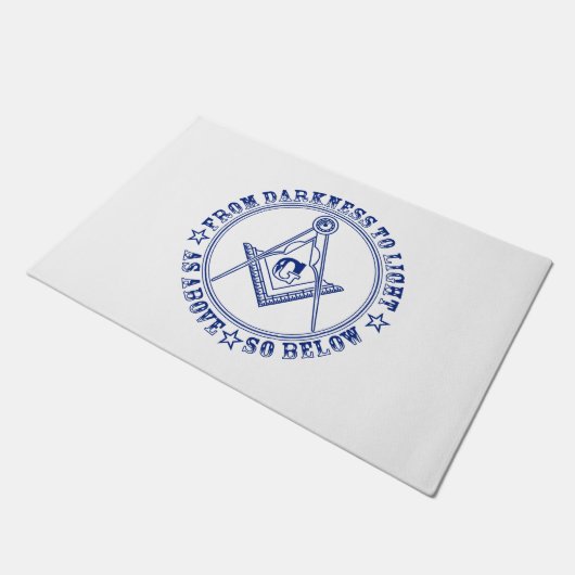 Freemasonsymbool Deurmat (Schuin)