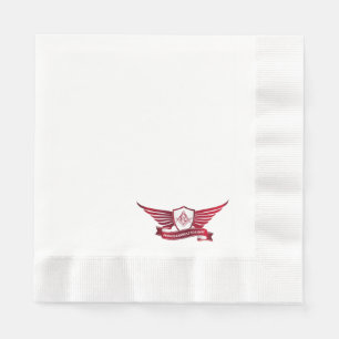 Freemasonsymbool en afscherming servet