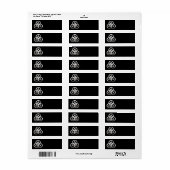 Freemasonsymbool Etiket (Full Sheet)