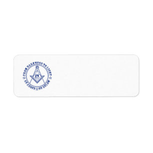 Freemasonsymbool Etiket