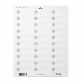 Freemasonsymbool Etiket (Full Sheet)