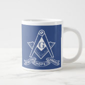 Freemasonsymbool Extra Grote Beker (Rechts)