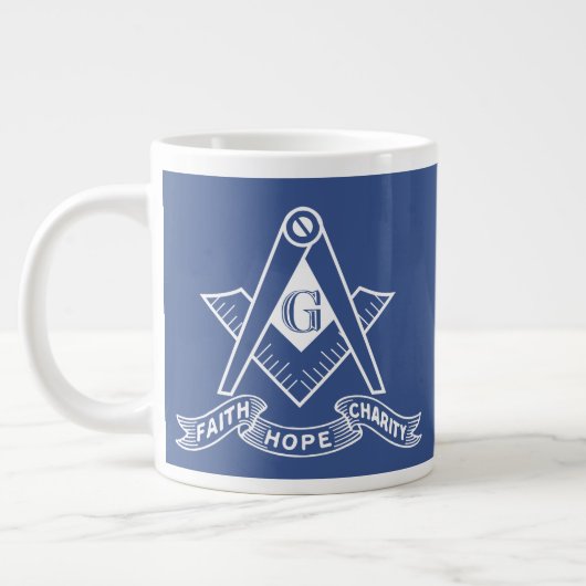 Freemasonsymbool Extra Grote Beker (Links)