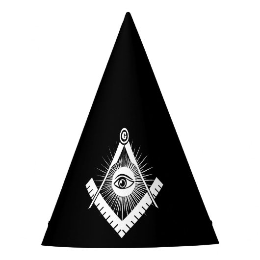 Freemasonsymbool Feesthoedjes (Voorkant)