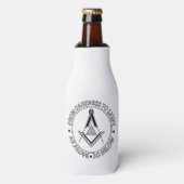 Freemasonsymbool Flesjeskoeler (Fles Voorkant)