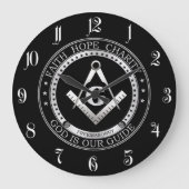 Freemasonsymbool Grote Klok (Voorkant)