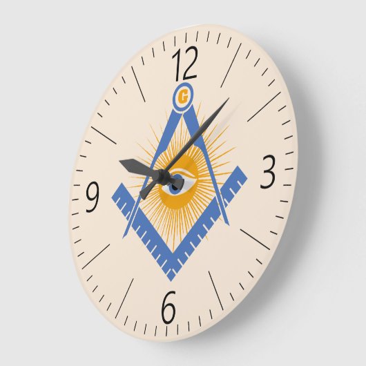 Freemasonsymbool Grote Klok (Hoek)