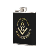 Freemasonsymbool Heupfles (Links)