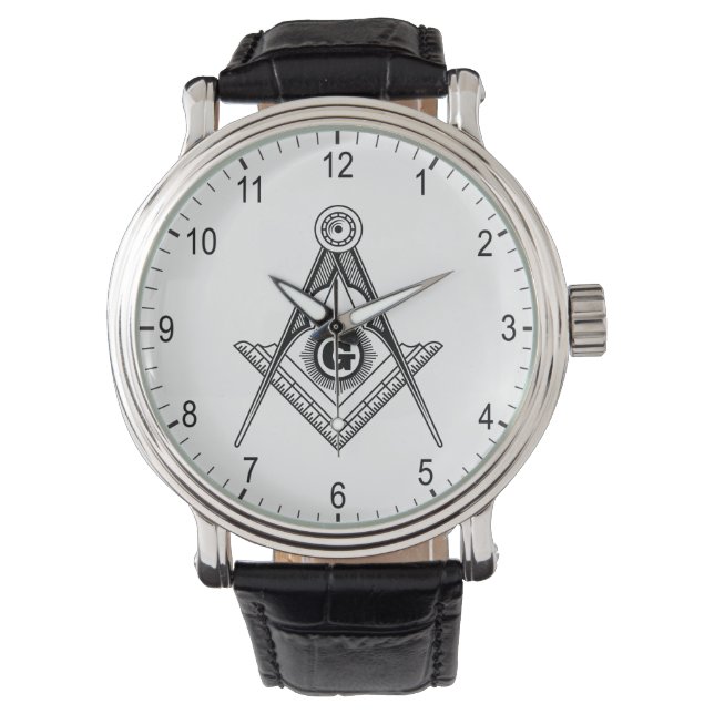 Freemasonsymbool Horloge (Voorkant)