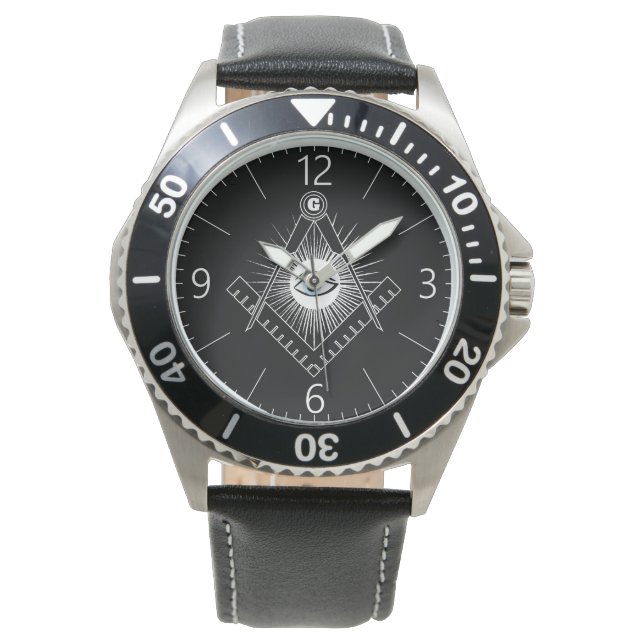 Freemasonsymbool Horloge (Voorkant)